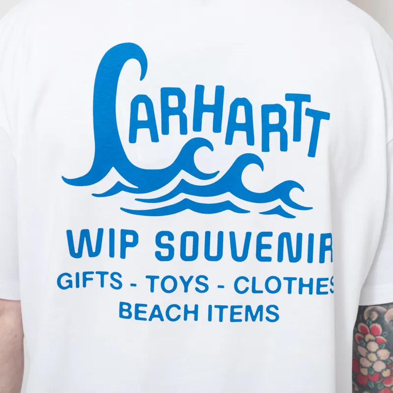 Carhartt WIP Waves T Shirt White-4