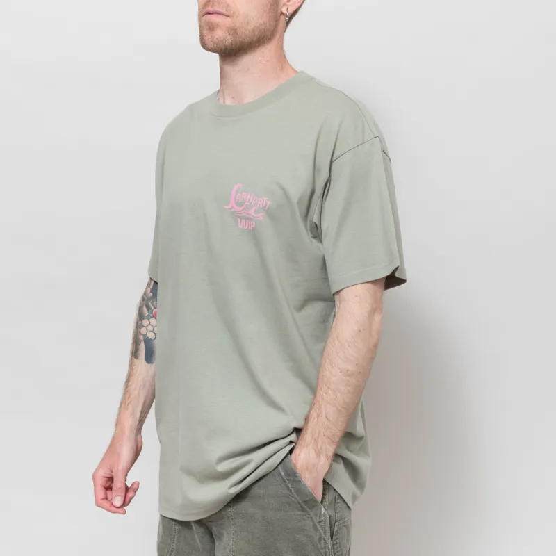 Carhartt WIP Waves T Shirt Shady Green-1