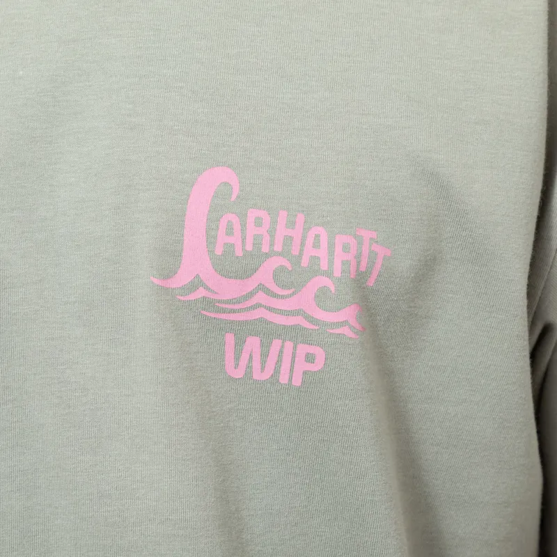 Carhartt WIP Waves T Shirt Shady Green-5