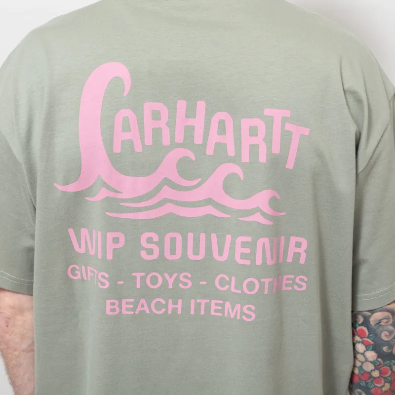 Carhartt WIP Waves T Shirt Shady Green-4