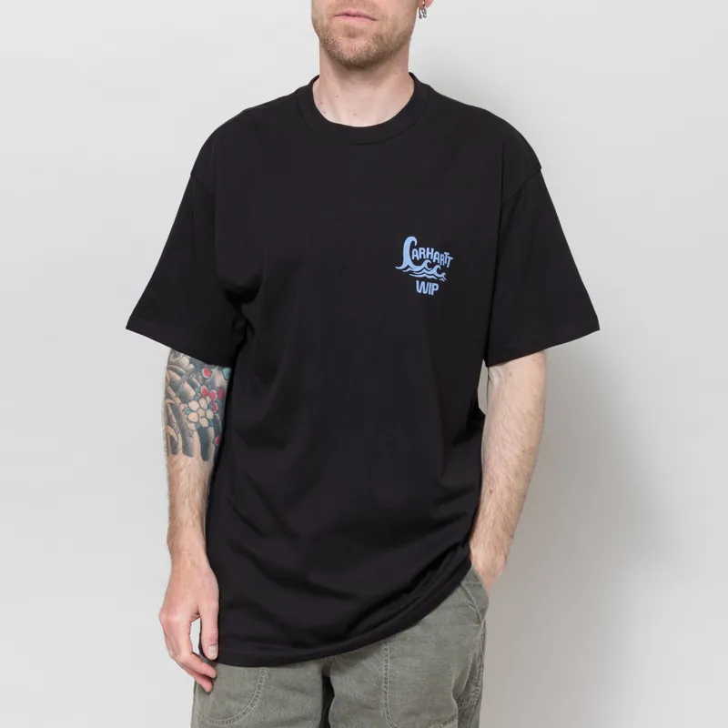 Carhartt WIP Waves T Shirt Black-2