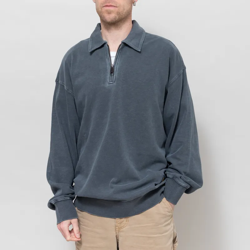 Carhartt WIP Harper Polo Carbon Garment Dyed