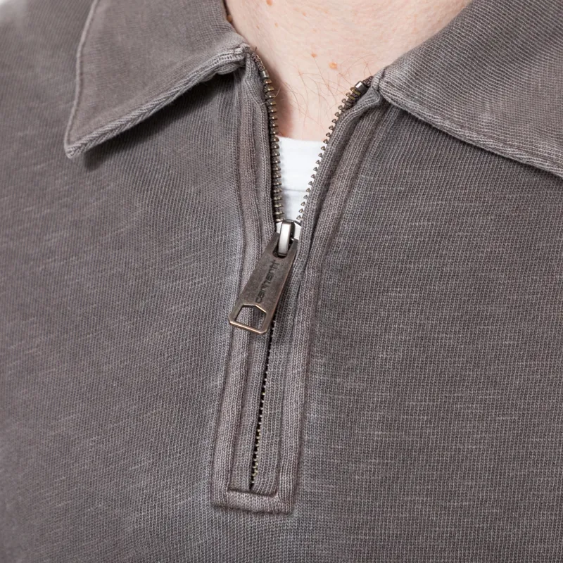 Carhartt WIP Harper Polo Tobacco Garment Dyed-4