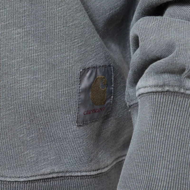 Carhartt WIP Harper Polo Black Garment Dyed-5