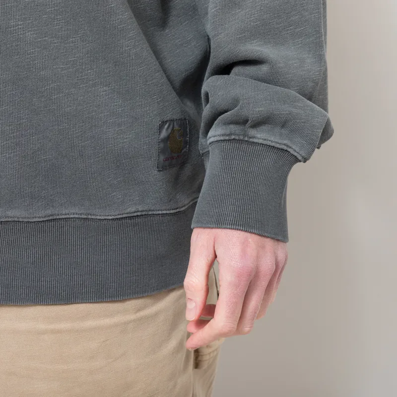 Carhartt WIP Harper Polo Black Garment Dyed-6