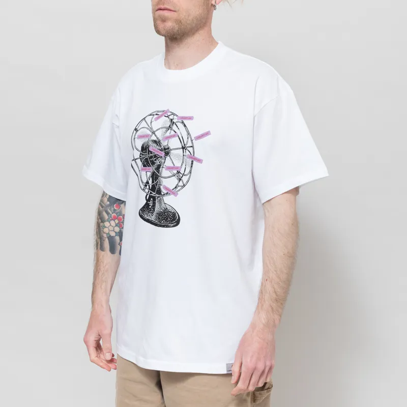 Carhartt WIP Fan T Shirt White-1