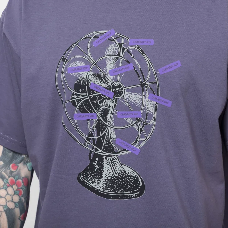 Carhartt WIP Fan T Shirt Shady Purple-4