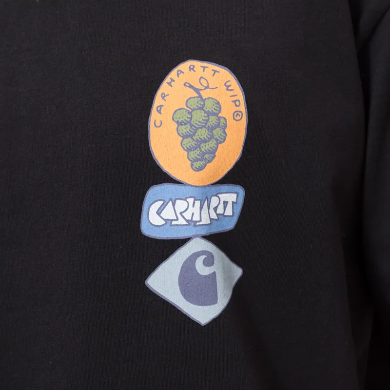Carhartt WIP Stacked Grapes T Shirt Black-5