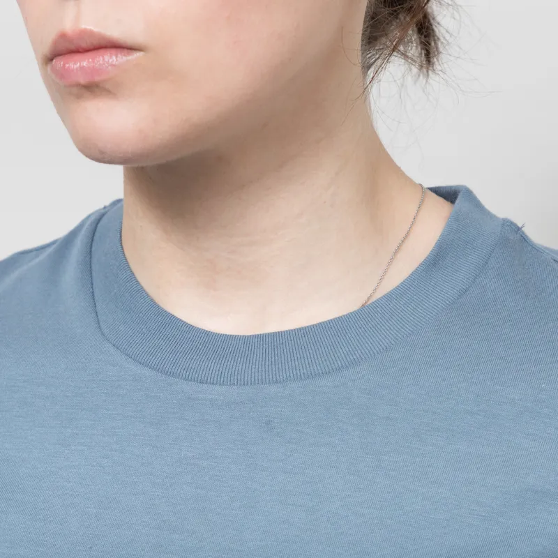 Carhartt WIP Womens Gracious T Shirt Shady Blue-3