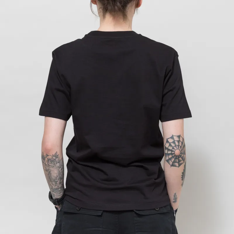 Carhartt WIP Womens Spray Heart T Shirt Black-2