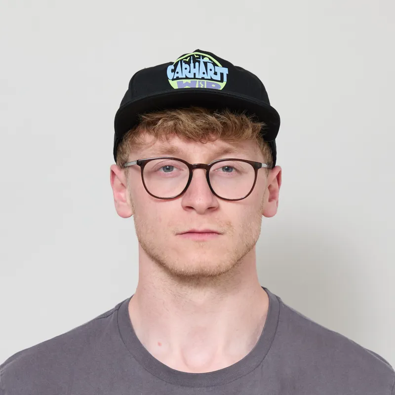 Carhartt WIP Luggage Label Cap Black-1