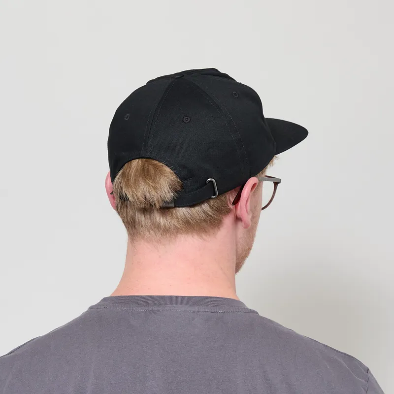 Carhartt WIP Luggage Label Cap Black-2