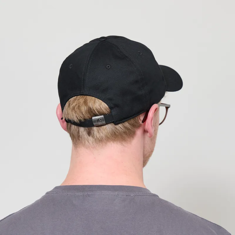 Carhartt WIP Bumper Sticker Cap Black-2