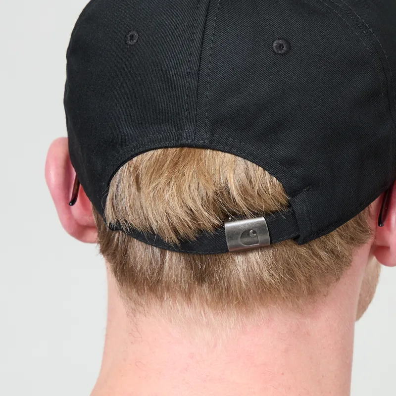 Carhartt WIP Bumper Sticker Cap Black-4