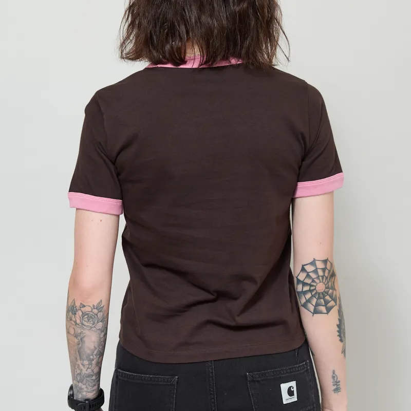 Carhartt WIP Womens Outlaw Star Ringer T Shirt Tobacco Havana-2