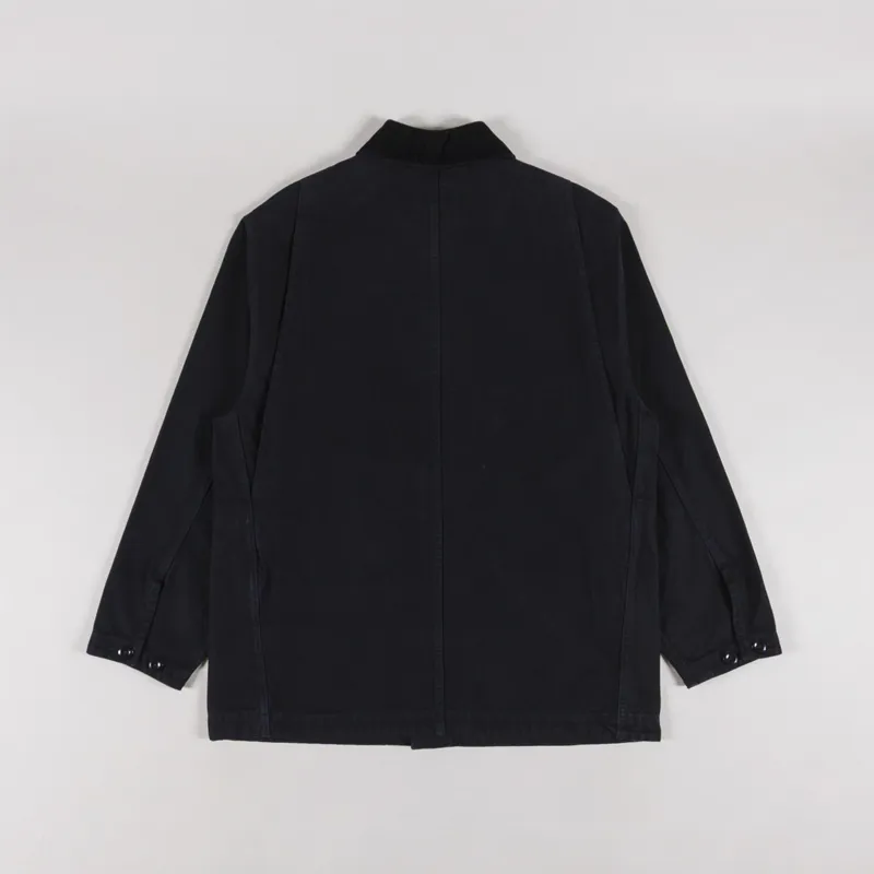 Carhartt WIP Prescott Coat Black Garment Dyed-1