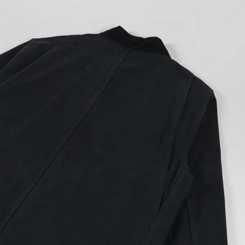 Carhartt WIP Prescott Coat Black Garment Dyed-3