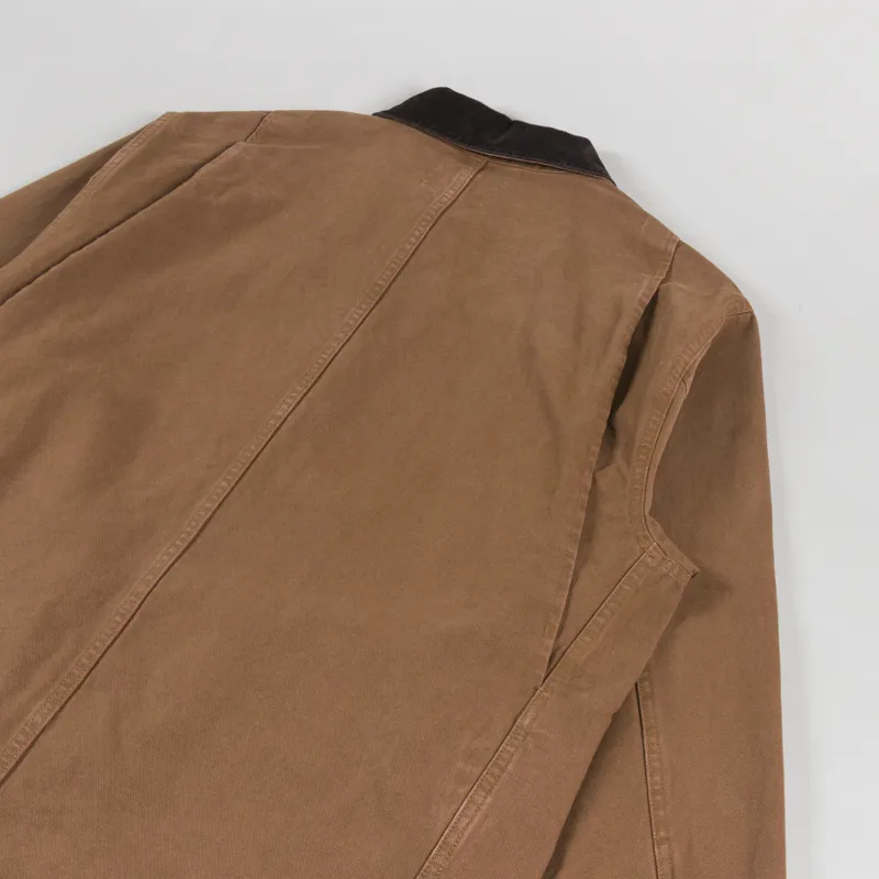 Carhartt WIP Prescott Coat Hamilton Brown Tobacco Garment Dyed-3