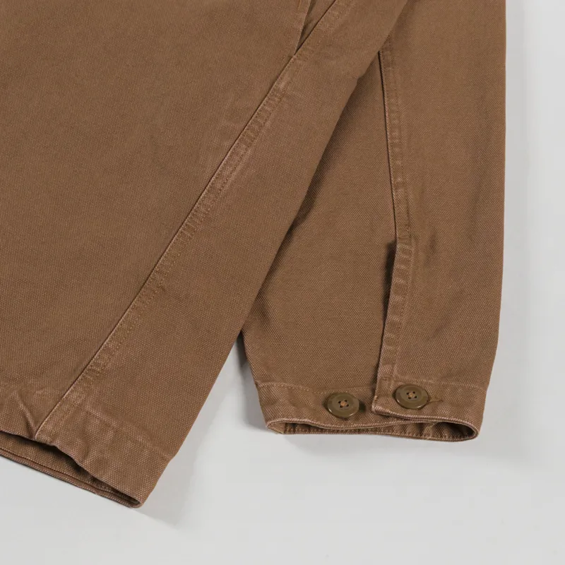 Carhartt WIP Prescott Coat Hamilton Brown Tobacco Garment Dyed-10