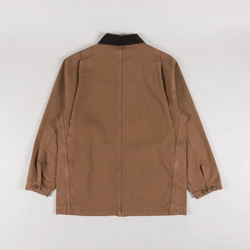 Carhartt WIP Prescott Coat Hamilton Brown Tobacco Garment Dyed-1