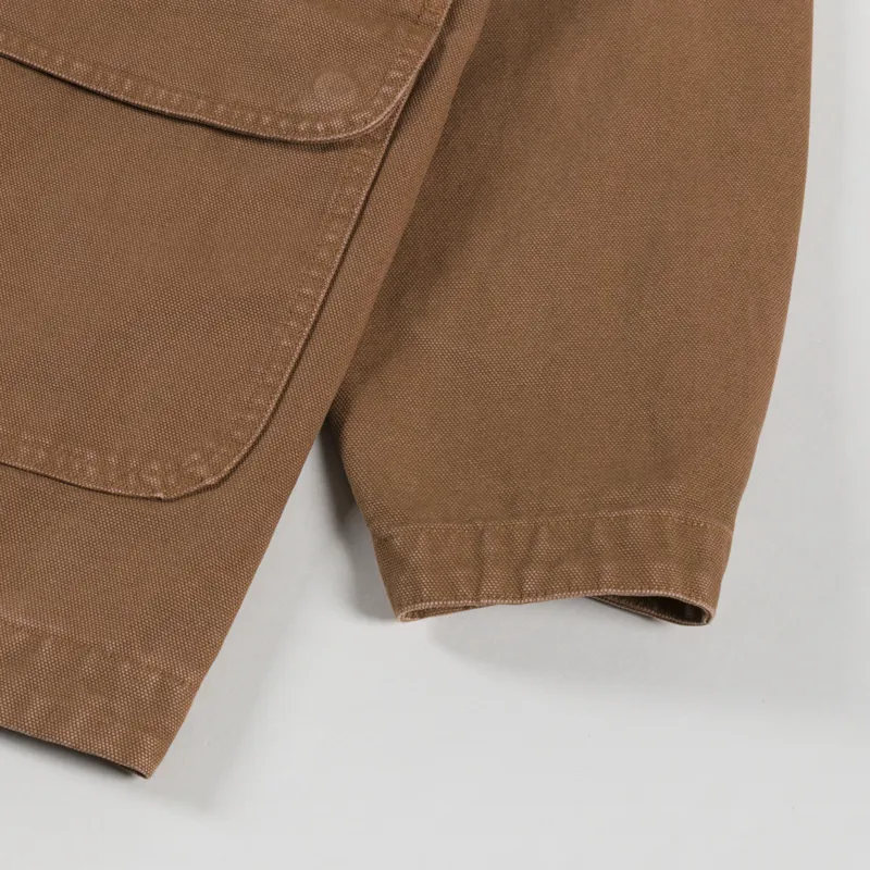 Carhartt WIP Prescott Coat Hamilton Brown Tobacco Garment Dyed-9