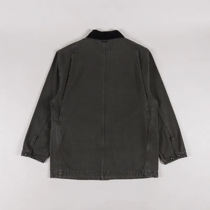Carhartt WIP Prescott Coat Oxide Green Black Garment Dyed-2