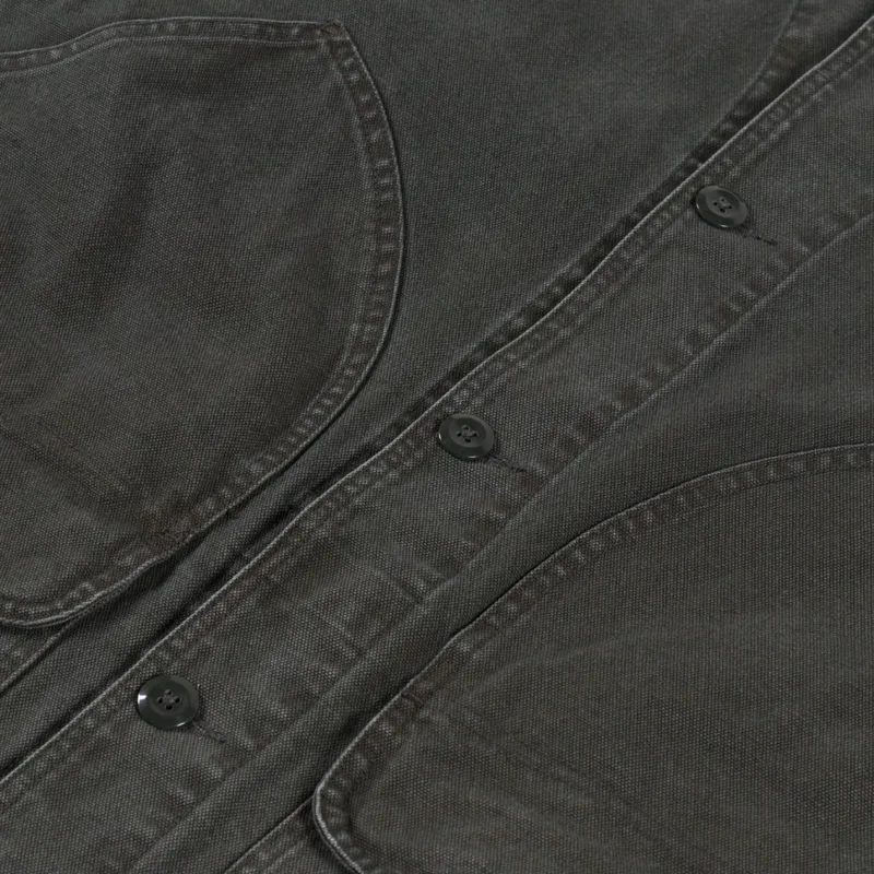 Carhartt WIP Prescott Coat Oxide Green Black Garment Dyed-8