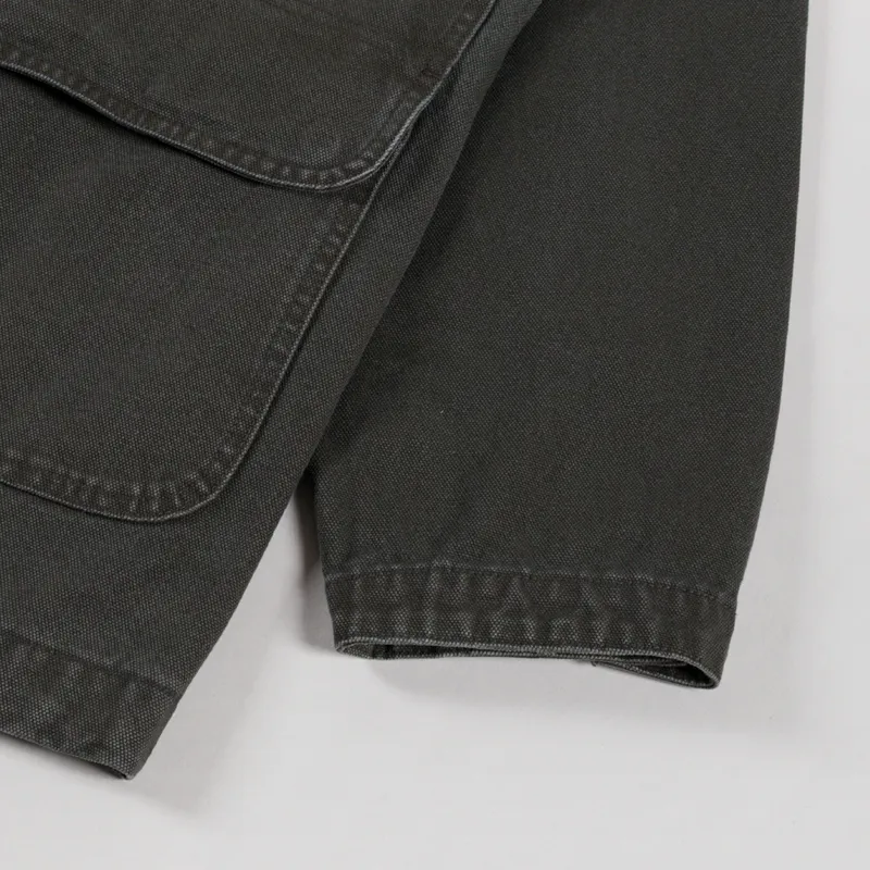 Carhartt WIP Prescott Coat Oxide Green Black Garment Dyed-11
