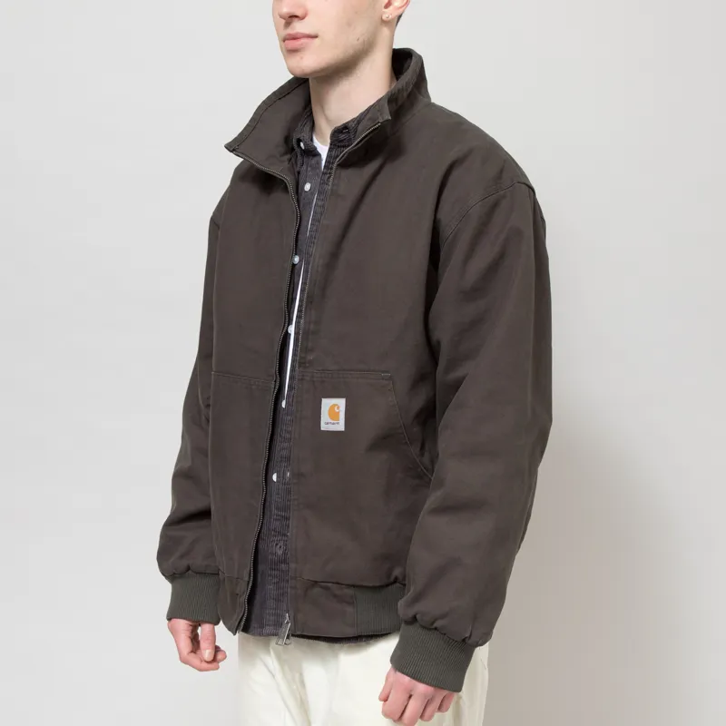 Carhartt WIP Ravon Jacket Oxide Green Heavy Stonewash-2