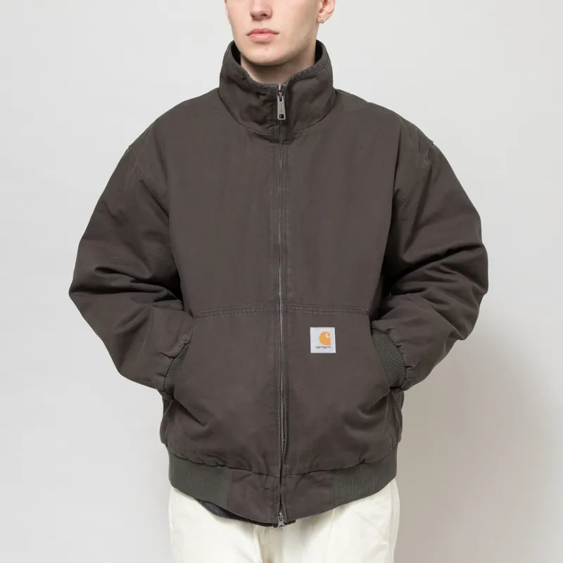 Carhartt WIP Ravon Jacket Oxide Green Heavy Stonewash-1