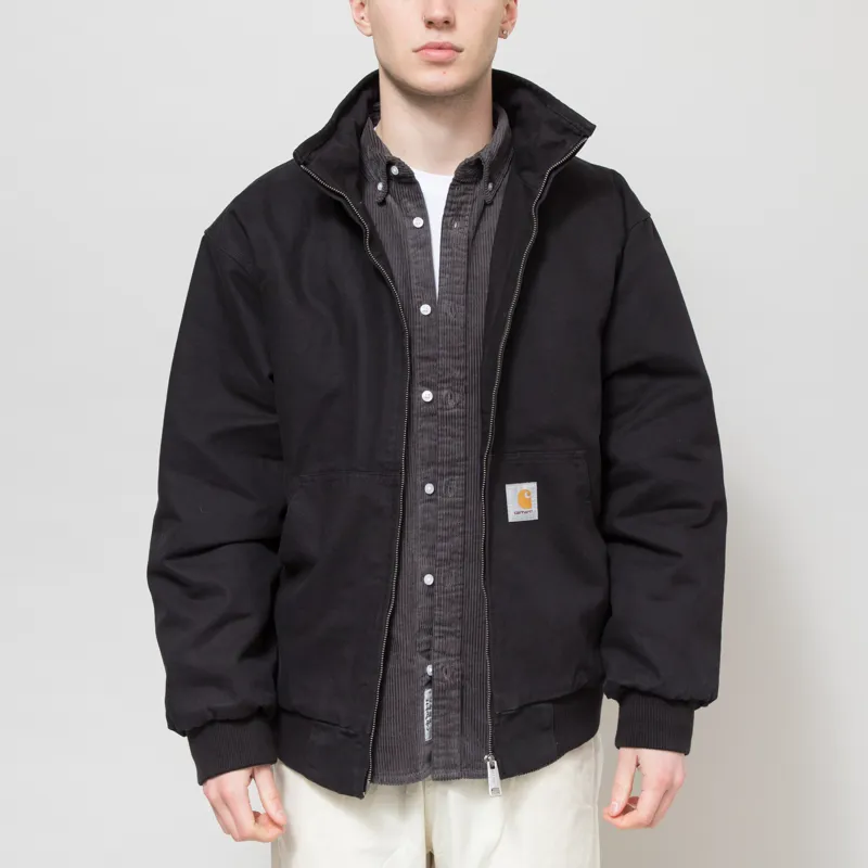 Carhartt WIP Ravon Jacket Black Heavy Stonewash-1