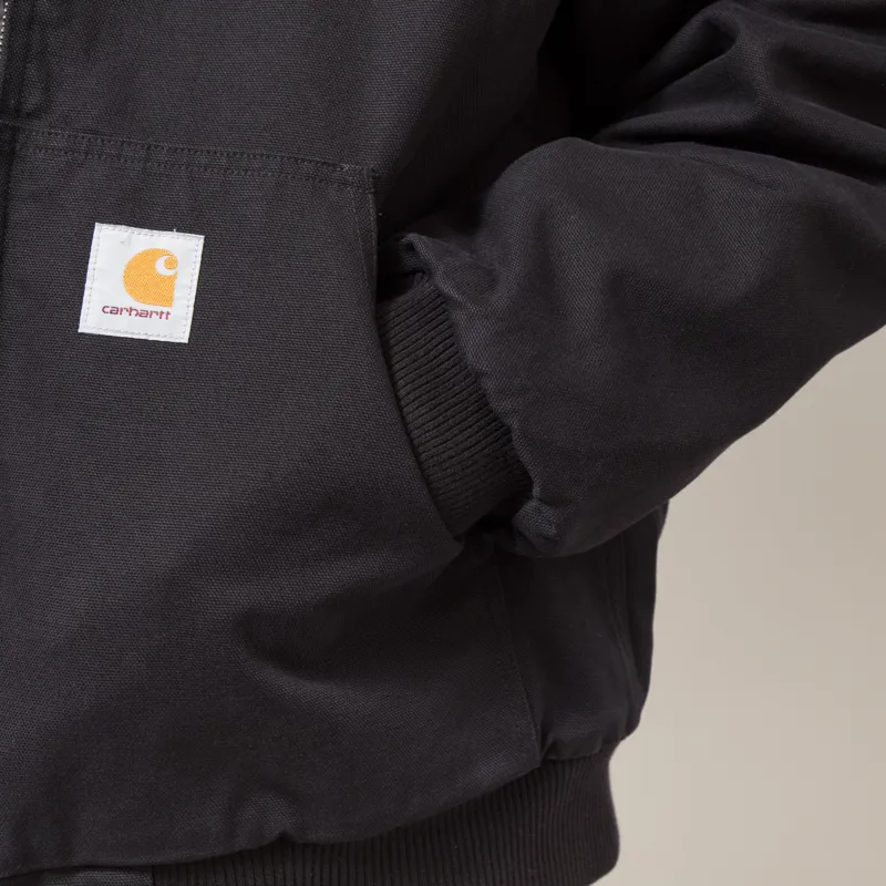 Carhartt WIP Ravon Jacket Black Heavy Stonewash-10