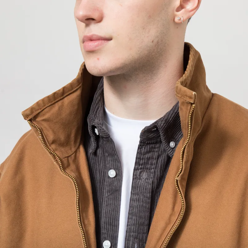 Carhartt WIP Ravon Jacket Hamilton Brown Heavy Stonewash-6