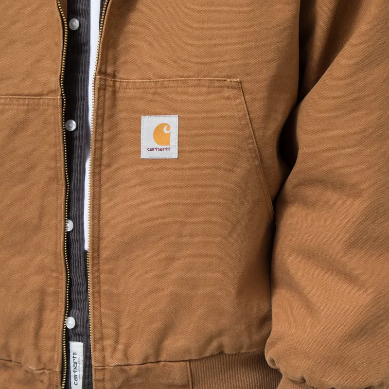 Carhartt WIP Ravon Jacket Hamilton Brown Heavy Stonewash-7
