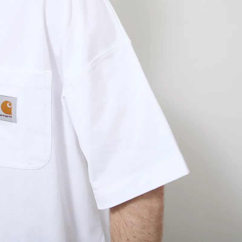 Carhartt WIP Work Pocket T Shirt White-5