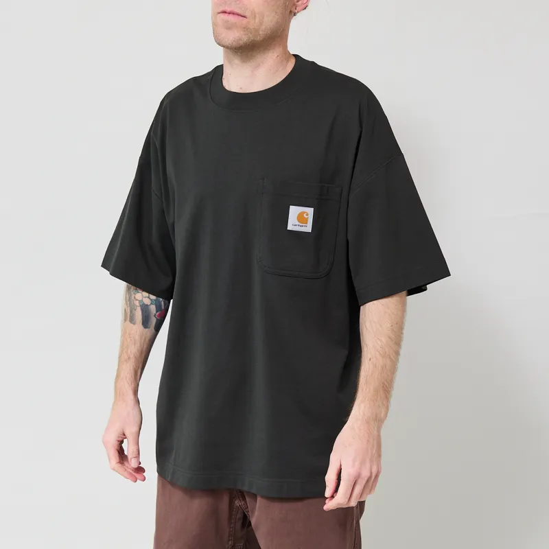 Carhartt WIP Work Pocket T Shirt Raven-1