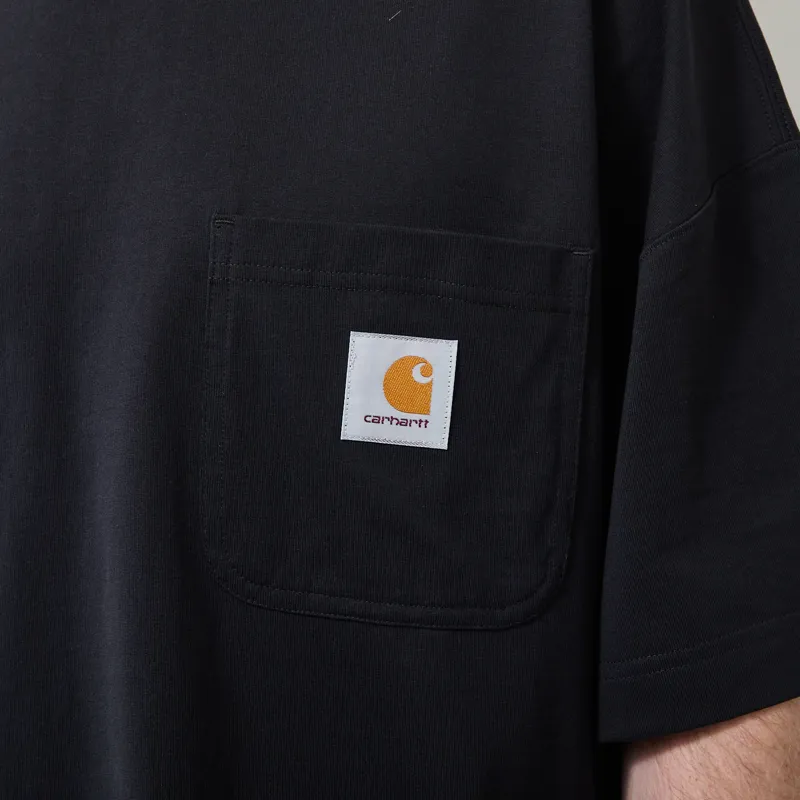 Carhartt WIP Work Pocket T Shirt Black-4