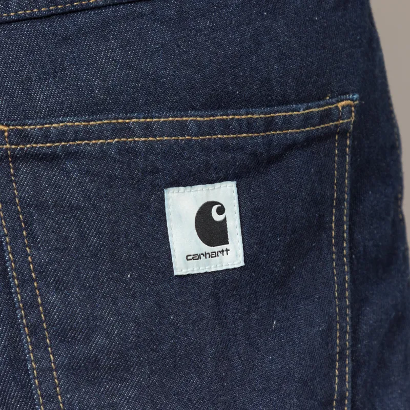 Carhartt WIP Womens Brandon Shorts Blue Rinsed-7