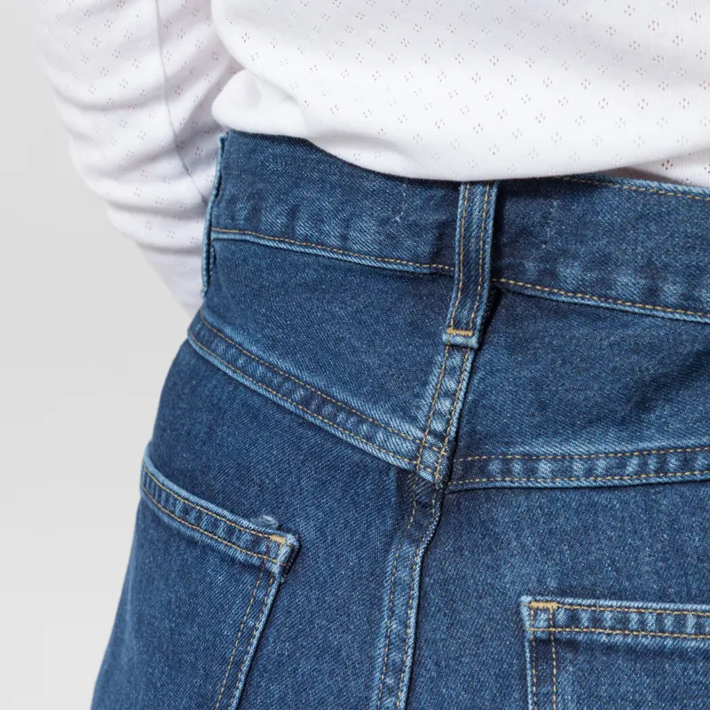 Carhartt WIP Womens Brandon Shorts Blue Stonewashed-5