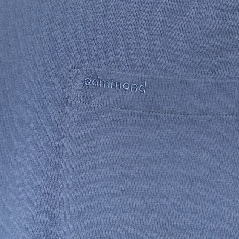 Edmmond Studios Mini Logo T Shirt Dark Blue-4