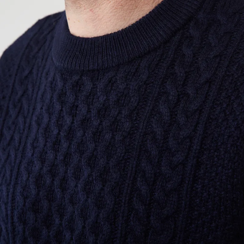 Carhartt WIP Caster Knit Sweater Dark Navy-4