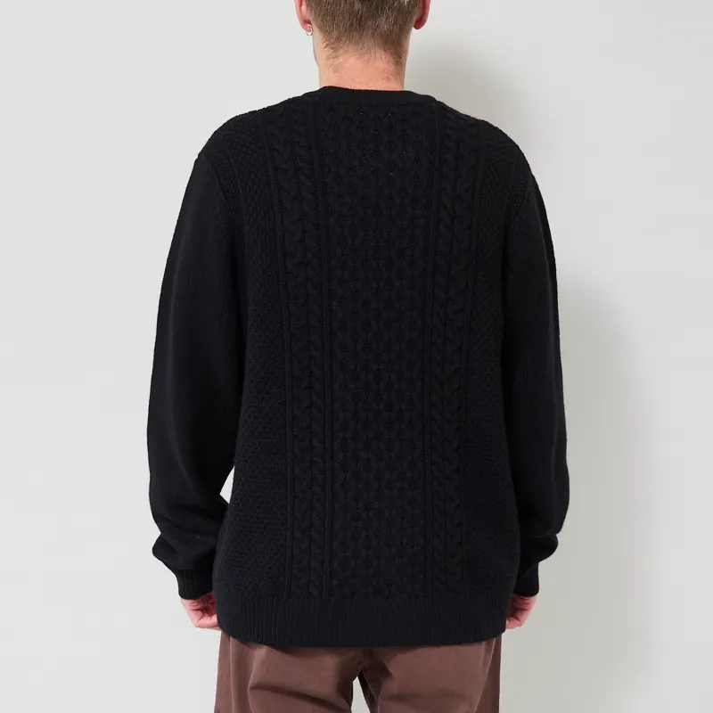 Carhartt WIP Caster Knit Sweater Black-2