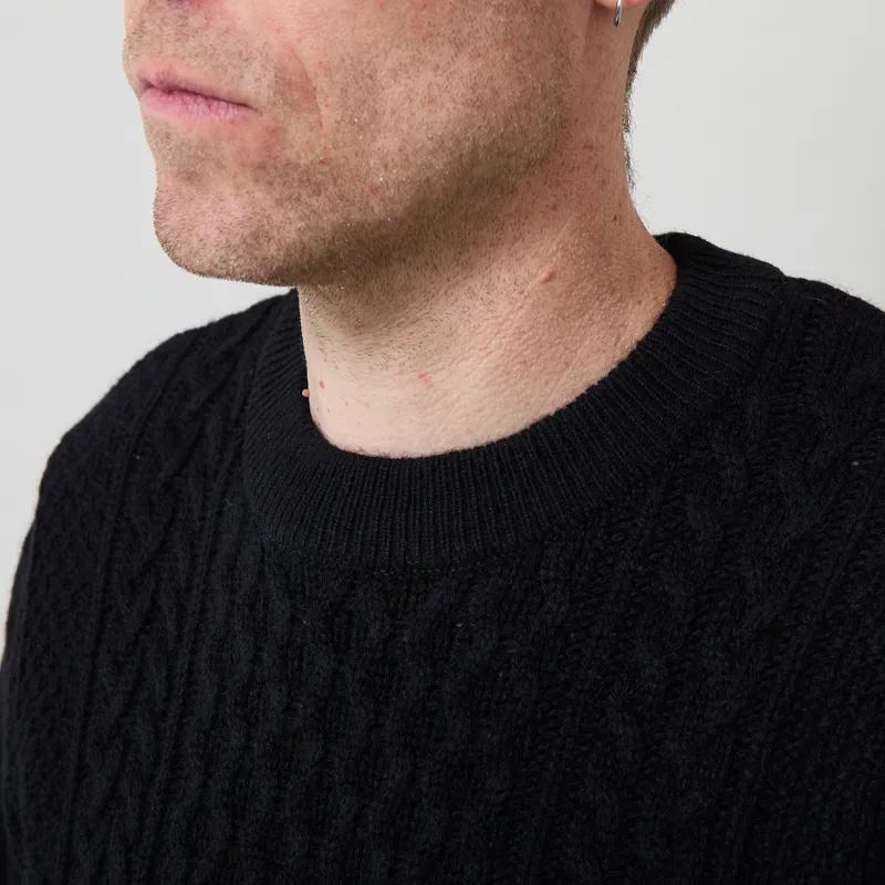 Carhartt WIP Caster Knit Sweater Black-4