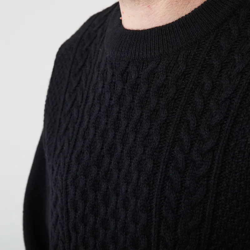 Carhartt WIP Caster Knit Sweater Black-3