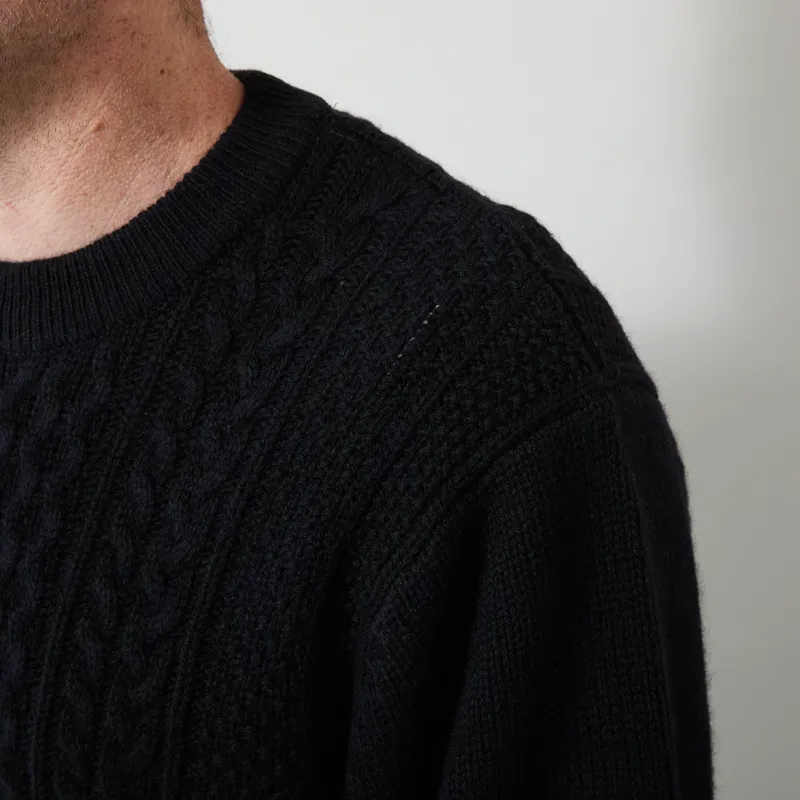 Carhartt WIP Caster Knit Sweater Black-5
