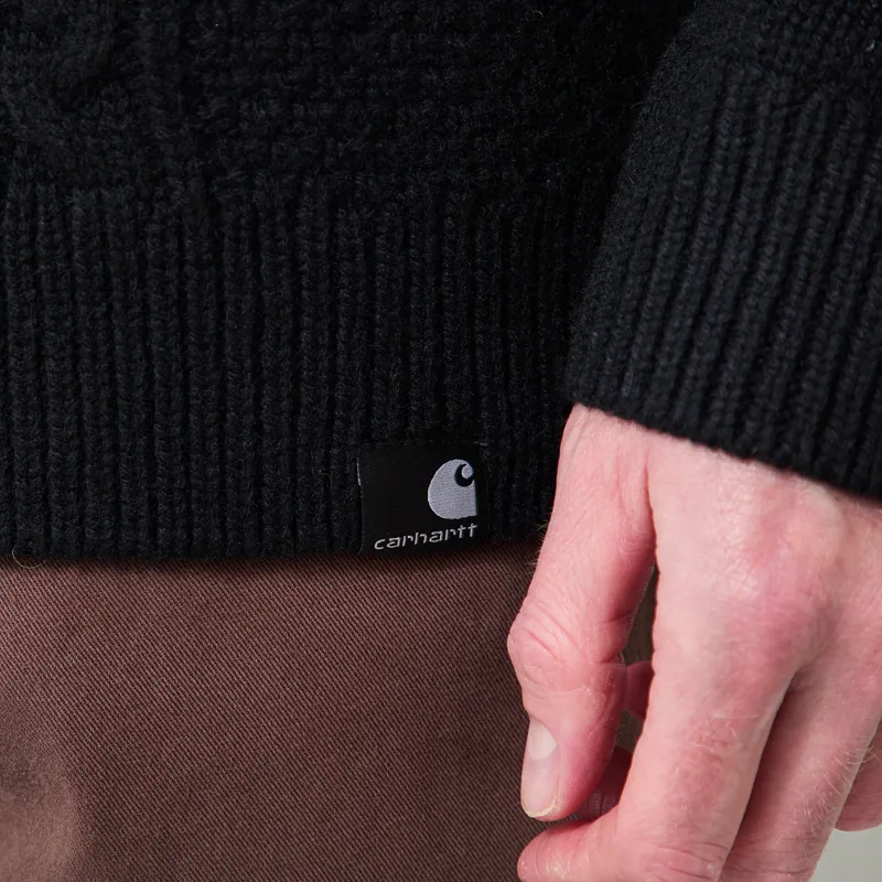 Carhartt WIP Caster Knit Sweater Black-6