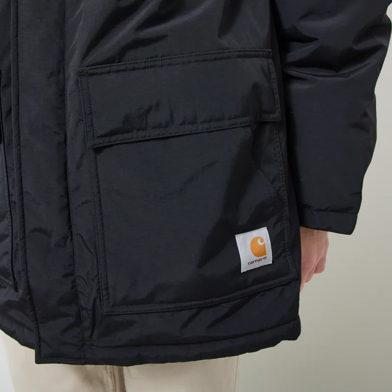 Carhartt WIP Stanwood Parka Black-7