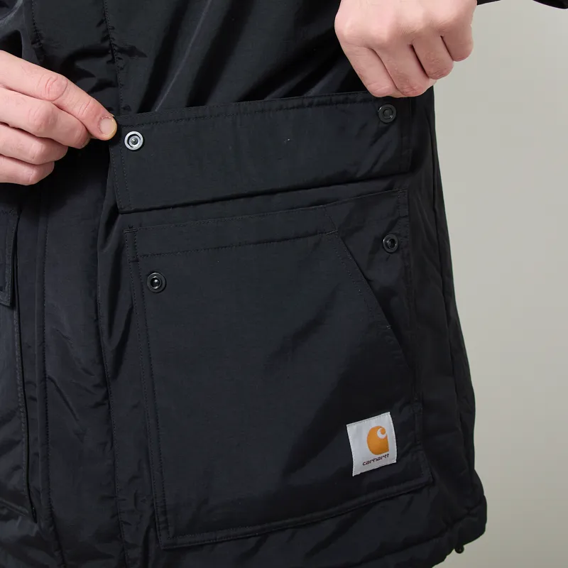 Carhartt WIP Stanwood Parka Black-10