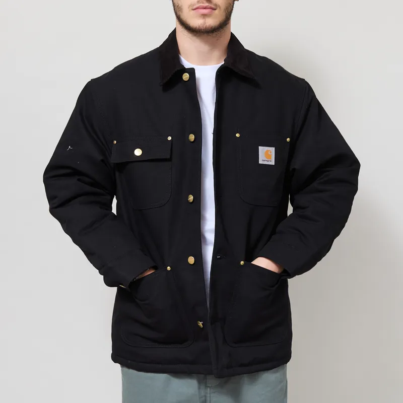 Carhartt WIP OG Chore Coat Black Rigid-1