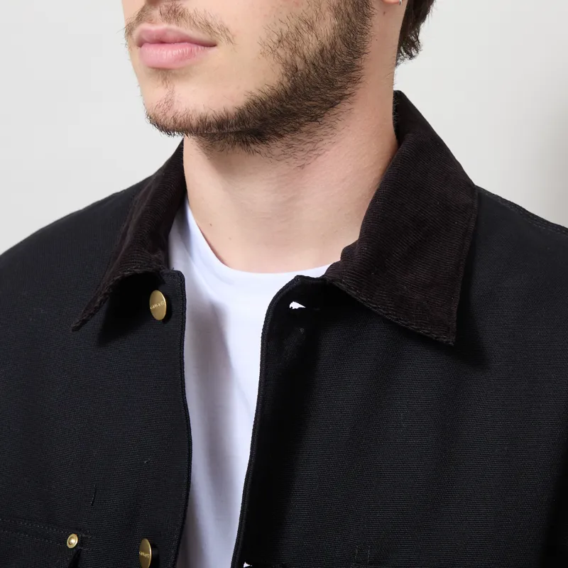 Carhartt WIP OG Chore Coat Black Rigid-3
